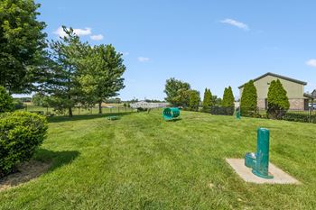 Two dog parks (one with agility equipment)